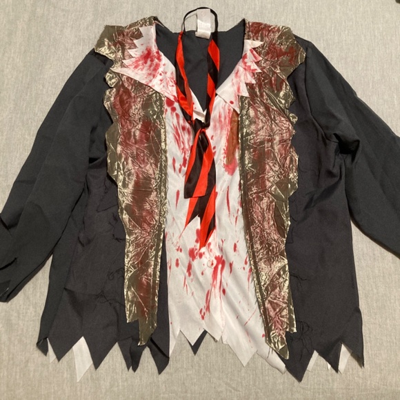 Zombie (adult) school girl Halloween costume - M - Picture 10 of 13